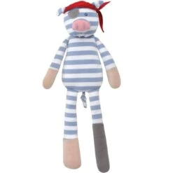 Doudou Peluche Organic Farm Buddies™ Cochon Pirate Apple Park™- Doudou Bio -Peluche Jouets Magasin apple park doudou peluche organic farm buddies cochon pirate doudou bio 1