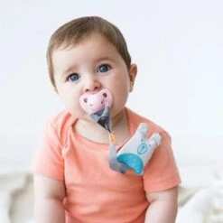 Attache Sucette à Clipser Coton Ours Bleu APunt Barcelona® - Accessoire Bébé écolo -Peluche Jouets Magasin attache sucette a clipser coton ours bleu apunt barcelona accessoire bebe ecolo 3