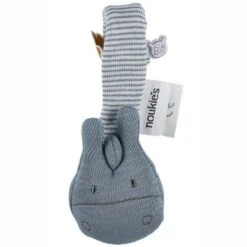 Peluche Jouets Magasin 33 Attache Sucette Coton Bio Paco Bleu Noukie's® - Bébé Bio