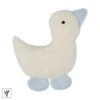 Bouillotte Sèche Epeautre Efie Canard Ecru & Bleu Ciel 25 Cm - Bouillottes Bio -Peluche Jouets Magasin bouillotte seche epeautre efie canard ecru bleu ciel bouillottes bio