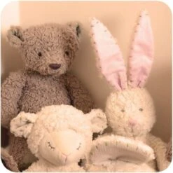 Doudou Lapine FiFi Large (45 Cm) Charlie Bears- Doudou Coton Bio Oeko-tex -Peluche Jouets Magasin charlie bears doudou lapine fifi large doudou coton bio oeko tex 1 3