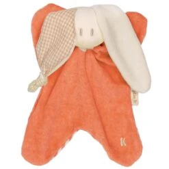 Coffret 2 Doudous HochetCoton Bio Keptin-jr Toddel Orange Mandarine 21 Cm - Doudou Bio -Peluche Jouets Magasin coffret 2 doudous hochet coton bio keptin jr toddel orange mandarine doudou bio 1