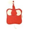 Doudou Attache Sucette Keptin-Jr Coton Bio Elly Rouge 26 Cm - Doudou Bio -Peluche Jouets Magasin doudou attache sucette keptin jr coton bio elly rouge 26 cm doudou bio