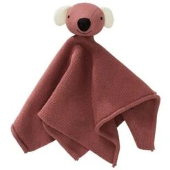 Doudou Bébé Coton Bio Point Mousse GOTS Teckel 33cm Fresk®- Doudou Bio