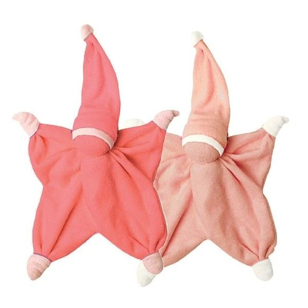 Doudou Bébé Plat Mouchoir & Nœuds Coton éponge Bio Sisco Hoppa® Vieux Rose & Blanc 24 Cm - Doudou Bébé 4 Doudou Bébé Plat Mouchoir & Nœuds Coton éponge Bio Sisco Hoppa® Vieux Rose & Blanc 24 Cm - Doudou Bébé – Image 2