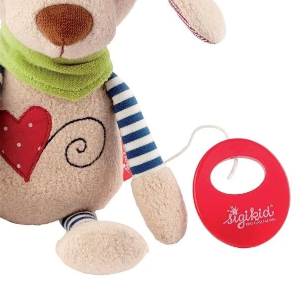 Doudou Boîte à Musique Chien Heureux Sigikid® - Doudou Bio Kba 4 Doudou Boîte à Musique Chien Heureux Sigikid® - Doudou Bio Kba – Image 2