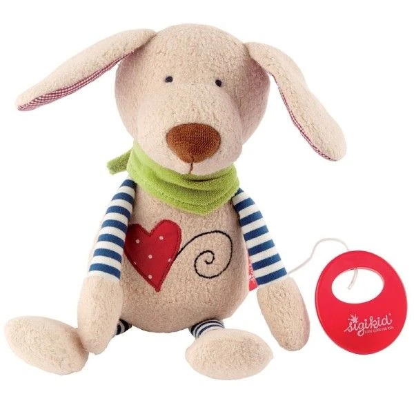 Doudou Boîte à Musique Chien Heureux Sigikid® - Doudou Bio Kba 3 Doudou Boîte à Musique Chien Heureux Sigikid® - Doudou Bio Kba