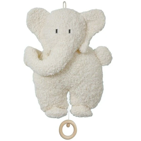 Doudou Boite à Musique éléphant Blanc Coton Bio 27 Cm Efie® - Doudou Bio Naturel Efie 3 Doudou Boite à Musique éléphant Blanc Coton Bio 27 Cm Efie® - Doudou Bio Naturel Efie