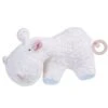 Doudou Boite à Musique Hippopotame Blanc Coton Bio 29 Cm Efie® - Doudou Bio Naturel Efie -Peluche Jouets Magasin doudou boite a musique hippopotame blanc coton bio 29 cm efie doudou bio naturel efie