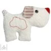 Doudou Bouillotte Efie Noyau Cerises Chien Coloré 32 Cm Coton Organic - Bouillotte Efie