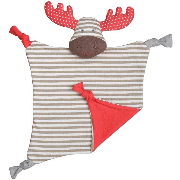 Doudou Carré Plat Hochet Apple Park™ Élan 'Fanny' Coton Bio 30cm - Organic Farm Buddies™ 3 Doudou Carré Plat Hochet Apple Park™ Élan 'Fanny' Coton Bio 30cm - Organic Farm Buddies™