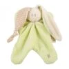Doudou HochetCoton Bio Keptin-jrLittle Toddel Vert 16cm - Doudou Ecologique