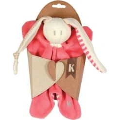 Doudou Coton Bio Keptin-jr Toddel LargeRose Corail 21cm - Doudou Ecologique -Peluche Jouets Magasin doudou coton bio keptin jr toddel large rose corail 21cm doudou ecologique 2