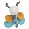 Doudou D'activité Papillon Coton Bio 24 Cm Green Sigikid® - Peluche Bio -Peluche Jouets Magasin doudou d activite papillon coton bio 24 cm green sigikid peluche bio