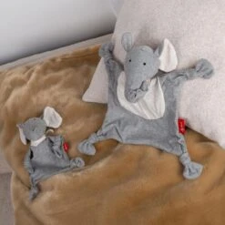 Doudou Éléphant Plat à Nœuds Jersey De Coton Bio Sigikid® 26 Cm - Doudou Bébé -Peluche Jouets Magasin doudou elephant plat a noeuds jersey de coton bio sigikid 26 cm doudou bebe 4
