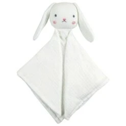 Doudou Mousseline De Coton Bio Lapin Albetta® 35 Cm - Lange Doudou