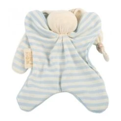 Doudou Hochet Coton Bio Keptin-jrLittle Toddel Bleu Ciel - Doudou Ecologique -Peluche Jouets Magasin doudou hochet coton bio keptin jr little toddel bleu ciel doudou ecologique 1