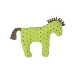 Doudou Hochet Coton Bio Organic Efie® Cheval Coloré & Rayé 18 Cm - Doudou Bio Naturel -Peluche Jouets Magasin doudou hochet coton bio organic efie cheval colore raye doudou bio naturel 1