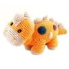 Doudou Hochet Dinosaure Steggi Orange 25cm Pebble® Maille Crochet Coton Bio - Doudou Bébé Bio -Peluche Jouets Magasin doudou hochet dinosaure steggi orange 25cm pebble maille crochet coton bio doudou bebe bio