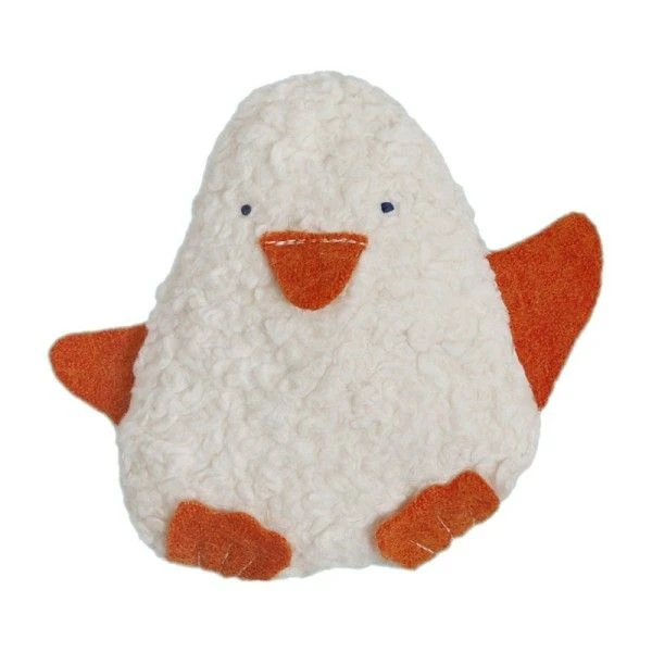 Doudou Hochet Pingouin Coton Bio Blanc & Orange Efie® - Jouets Coton Bio 3 Doudou Hochet Pingouin Coton Bio Blanc & Orange Efie® - Jouets Coton Bio