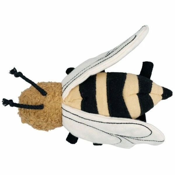 Doudou Hochet Fabelab® Abeille 17 Cm Coton Bio GOTS Fabelab® - Hochets Bio Scandinave 4 Doudou Hochet Fabelab® Abeille 17 Cm Coton Bio GOTS Fabelab® - Hochets Bio Scandinave – Image 2