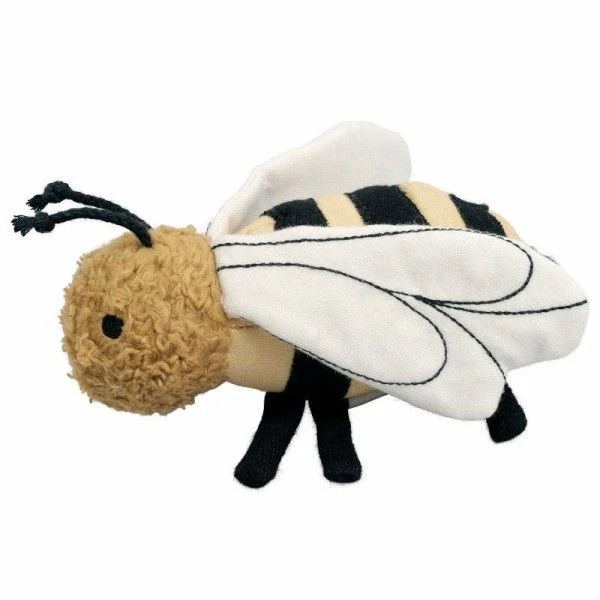 Doudou Hochet Fabelab® Abeille 17 Cm Coton Bio GOTS Fabelab® - Hochets Bio Scandinave 3 Doudou Hochet Fabelab® Abeille 17 Cm Coton Bio GOTS Fabelab® - Hochets Bio Scandinave