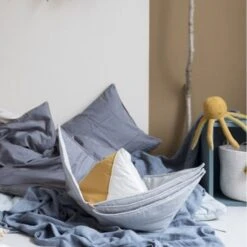 Doudou Hochet Fabelab® Poulpe Endormi Ocre 22 Cm Coton Bio GOTS Fabelab® - Hochets Bio Scandinave -Peluche Jouets Magasin doudou hochet fabelab poulpe endormi ocre 22 cm coton bio gots fabelab hochets bio scandinave 3