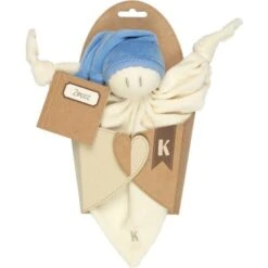 Doudou Keptin-jr Coton Bio Zmooz Large Bleuet 24cm- Doudou Bio -Peluche Jouets Magasin doudou keptin jr coton bio zmooz bleuet doudou bio 2