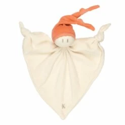 Doudou Keptin-jr Coton Bio Zmooz Large Mandarine Orange 24cm - Doudou Bio