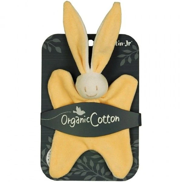 Doudou Keptin-jr Little Rabby Jaune 16 Cm Coton Bio - Doudou Ecologique 5 Doudou Keptin-jr Little Rabby Jaune 16 Cm Coton Bio - Doudou Ecologique – Image 3