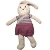 Doudou Lapine Violette 28cm Pebble® Maille Crochet Coton Bio - Doudou Bébé Bio -Peluche Jouets Magasin doudou lapine violette 28cm pebble maille crochet coton bio doudou bebe bio