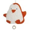 Doudou Musical Coton Bio Efie® Pingouin Orange & Blanc 24 Cm Efie® - Doudou Bio Naturel Efie -Peluche Jouets Magasin doudou musical coton organic bio pingouin orange blanc 24 cm doudou bio naturel efie