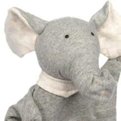 Doudou Naissance Petit Éléphant Plat à Nœuds Jersey De Coton Bio Sigikid® 19 Cm - Doudou Bébé -Peluche Jouets Magasin doudou naissance petit elephant plat a noeuds jersey de coton bio sigikid 19 cm doudou bebe 2
