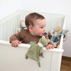 Doudou Naissance Plat à Nœuds Grenouille Verte Jersey De Coton Bio Sigikid® 19 Cm - Doudou Bébé -Peluche Jouets Magasin doudou naissance plat a noeuds grenouille verte jersey de coton bio sigikid 19 cm doudou bebe 4