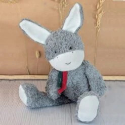 Doudou Peluche Bio Ane 30cm Maïlou Tradition® Coton Bio - Doudou Bio Français -Peluche Jouets Magasin doudou peluche bio ane 30cm mailou tradition coton bio doudou bio francais 2