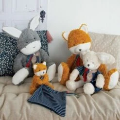 Doudou Peluche Bio Ane 30cm Maïlou Tradition® Coton Bio - Doudou Bio Français -Peluche Jouets Magasin doudou peluche bio ane 30cm mailou tradition coton bio doudou bio francais 3