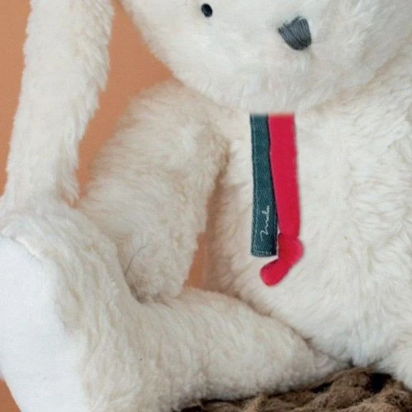 Doudou Peluche Bio Lapin 30cm Maïlou Tradition® Coton Bio - Doudou Bio Fait En France 5 Doudou Peluche Bio Lapin 30cm Maïlou Tradition® Coton Bio - Doudou Bio Fait En France – Image 3
