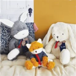 Doudou Peluche Bio Renard 25cm Maïlou Tradition® Coton Bio - Doudou Bio Fait En France -Peluche Jouets Magasin doudou peluche bio renard 25cm mailou tradition coton bio doudou bio fait en france 3