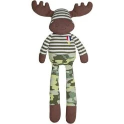 Doudou Peluche Coton Bio Organic Farm Buddies™ Élan 'Général Moose'- Doudou Bio