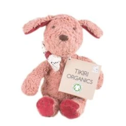 Peluche Jouets Magasin 13 Doudou Peluche Coton Bio Petit Chien 18cmTikiri® - Jouet Bio