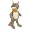Doudou Peluche Loup Sympathique 31cm Green Sigikid® - Peluche Bio -Peluche Jouets Magasin doudou peluche loup sigikid peluche bio