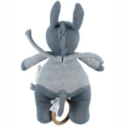 Doudou Peluche Musicale Coton Bio Paco Bleu Noukie's® - Bébé Bio -Peluche Jouets Magasin doudou peluche musicale coton bio paco bleu noukie s bebe bio 2