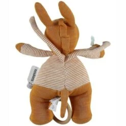 Doudou Peluche Musicale Coton Bio Paco Ocre Noukie's® - Bébé Bio -Peluche Jouets Magasin doudou peluche musicale coton bio paco ocre noukie s bebe bio 2