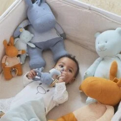 Doudou Peluche Musicale Coton Bio Paco Ocre Noukie's® - Bébé Bio -Peluche Jouets Magasin doudou peluche musicale coton bio paco ocre noukie s bebe bio 3