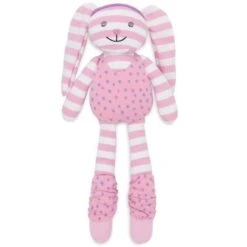 Doudou Peluche Organic Farm Buddies™ Lapine Danseuse HiP Hop Coton Bio - Doudou Bio