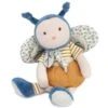 Doudou Peluche Pollen L'abeille 30cm Coton Bio Doudou Et Compagnie® - Doudou Bio Français