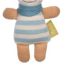 Peluche Hochet Sigikid® Lapin Pantin Green 16 Cm - Peluche Lapin -Peluche Jouets Magasin doudou peluche sigikid lapin pantin tricote green 16 cm peluche lapin 2