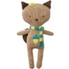 Doudou Peppa® Tricot Bio Ecureuil - Doudou Bio Equitable -Peluche Jouets Magasin doudou peppa tricot bio ecureuil doudou bio equitable