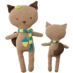 Doudou Peppa® Tricot Bio Ecureuil - Doudou Bio Equitable -Peluche Jouets Magasin doudou peppa tricot bio ecureuil doudou bio equitable 2