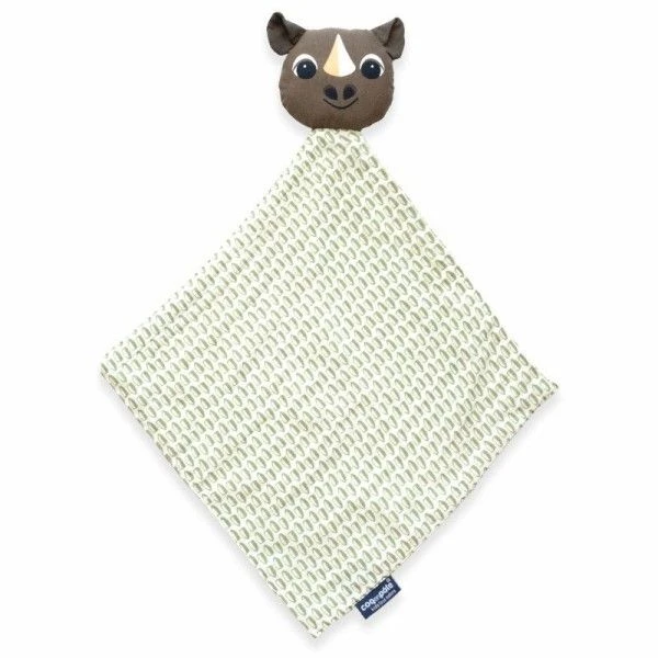 Doudou Plat 28cm Coton Bio Rhinocéros Coq En Pâte® - Doudou Coton Bio 3 Doudou Plat 28cm Coton Bio Rhinocéros Coq En Pâte® - Doudou Coton Bio